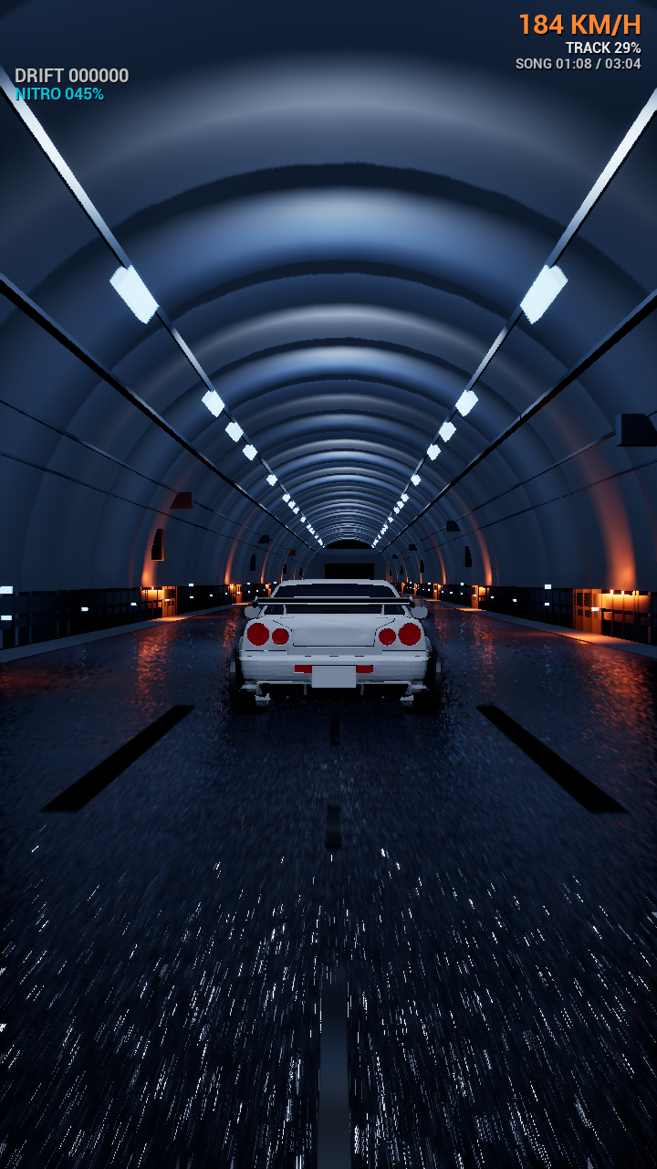 Скоростной заезд внутри тоннеля / A high-speed run inside the tunnel